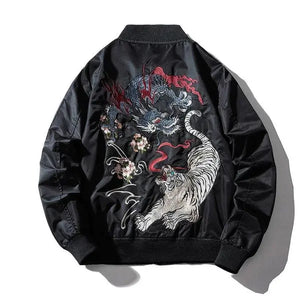 TIGER VS DRAGON BOMBER JACKET Tiger-Universe