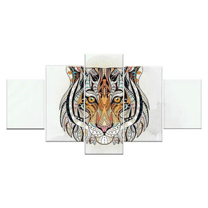 TRIBAL TIGER PAINTING Tiger-Universe