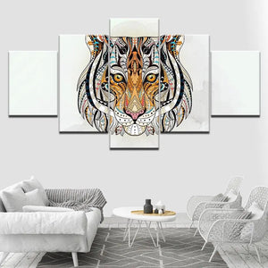 TRIBAL TIGER PAINTING Tiger-Universe