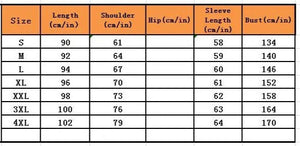 Tiger Print Coat - size guide