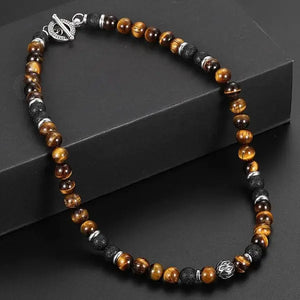 Tiger Eye Bead Necklace Tiger-Universe