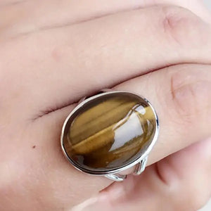 Tiger Eye Engagement Ring Tiger-Universe