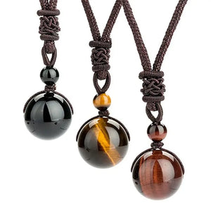 Tiger Eye Gemstone Necklace Tiger-Universe