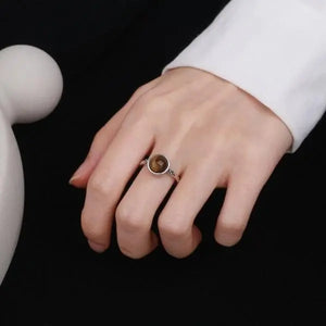 Tiger Eye Silver Ring Tiger-Universe