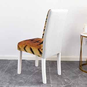 Tiger Print Chair Cover Tiger-Universe