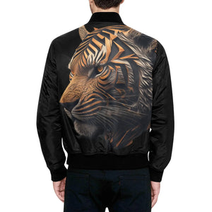 Tiger Print Jacket Mens Tiger-Universe