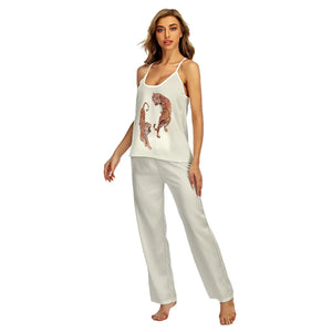 Tiger Print Pajamas Womens Tiger-Universe
