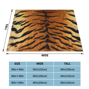 Tiger Stripe Blanket Tiger-Universe