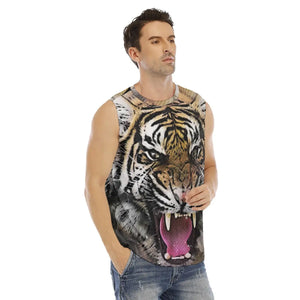 Tiger Tank Top Mens Tiger-Universe