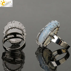 Tree of Life Ring Tiger Eye Tiger-Universe