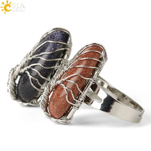 Tree of Life Ring Tiger Eye Tiger-Universe