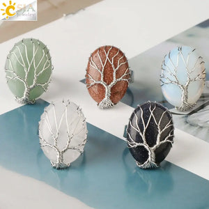 Tree of Life Ring Tiger Eye Tiger-Universe