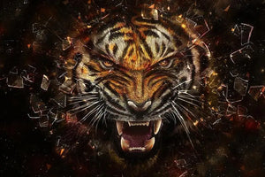 UNLEASHED TIGER 3D PUZZLE Tiger-Universe