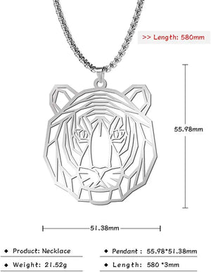 WHITE SERENITY TIGER NECKLACE Tiger-Universe