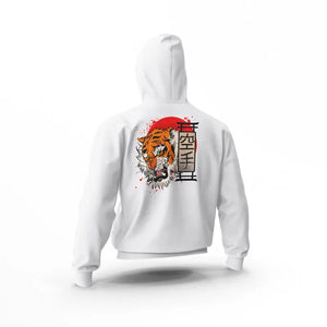 WHITE TIGER HODDIE AZURE LOOK Tiger-Universe