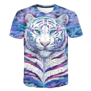 WHITE TIGER T-SHIRT SOPORIFIC FACE Tiger-Universe