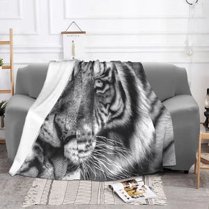 Winter White Tiger Blanket Tiger-Universe