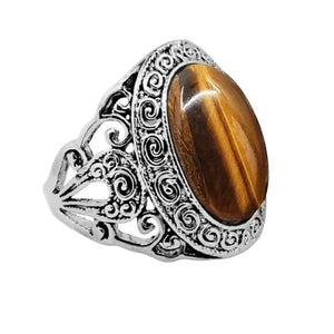 Women Tiger Eye Ring Tiger-Universe
