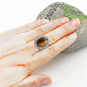 Women Tiger Eye Ring Tiger-Universe