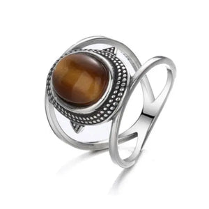 Women's Tiger Eye Ring Tiger-Universe