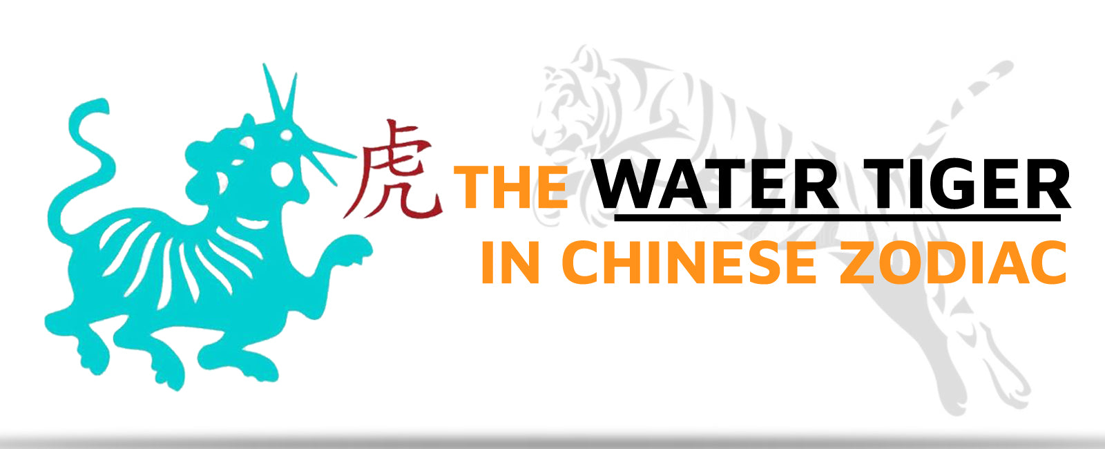 The Water Tiger in Chinese zodiac