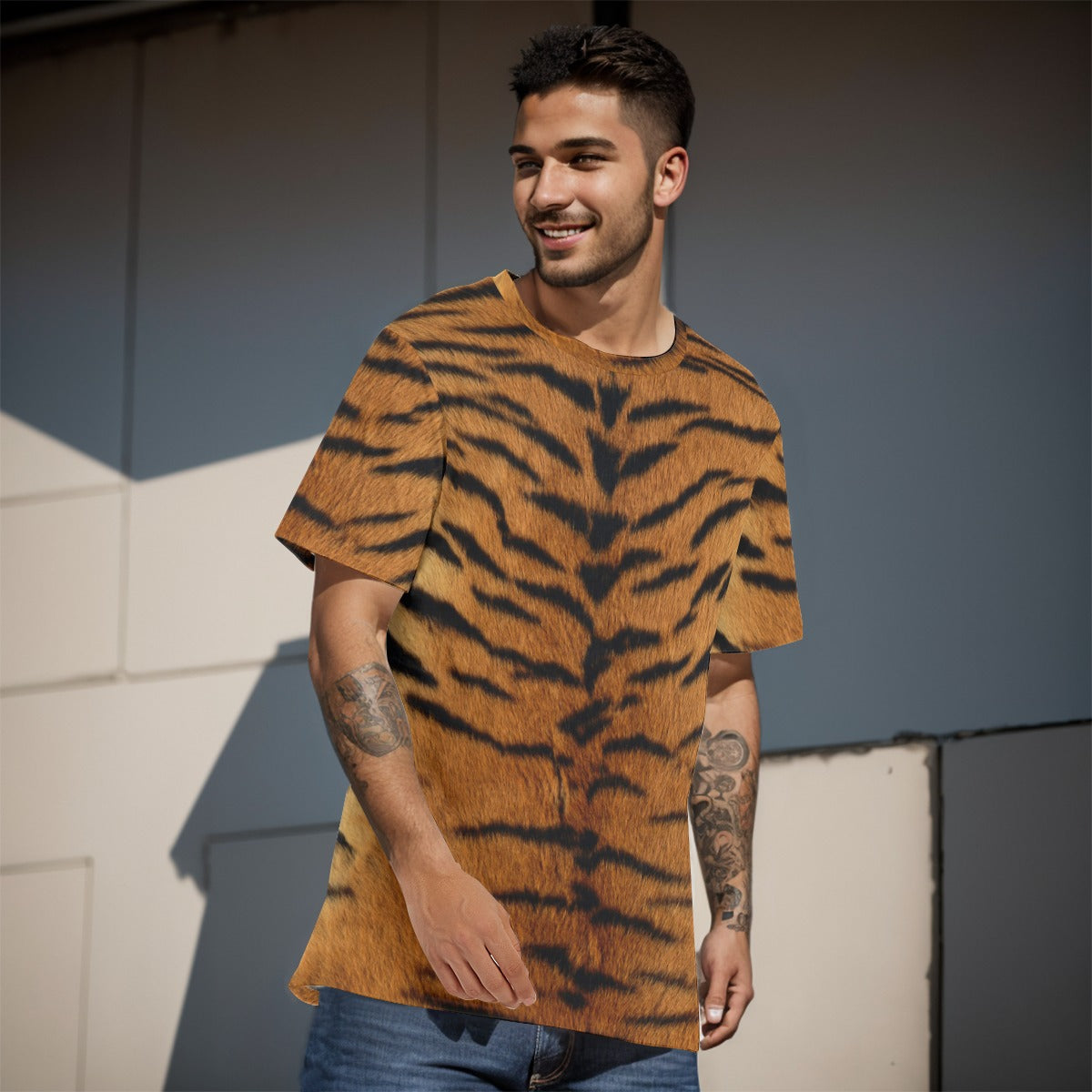 Tiger Print T Shirt | Tiger-Universe