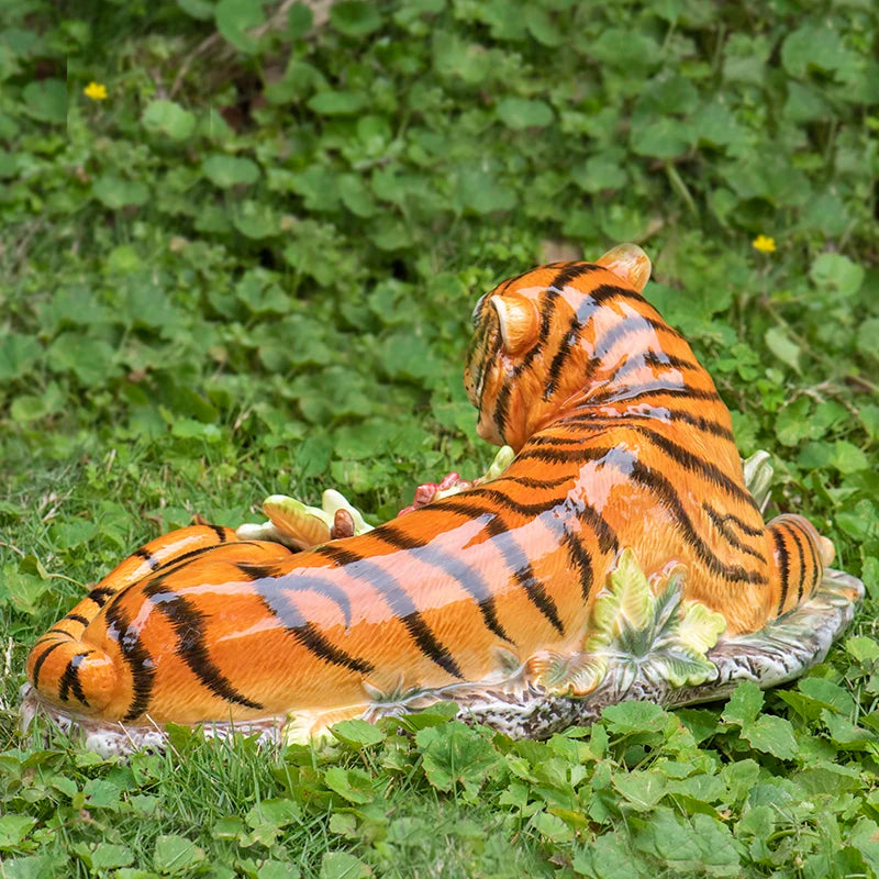 Ceramic Tiger Statue