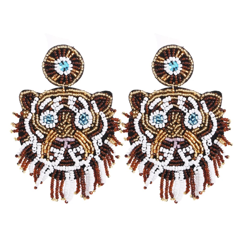 TIGER FLOWER EARRINGS Tiger-Universe