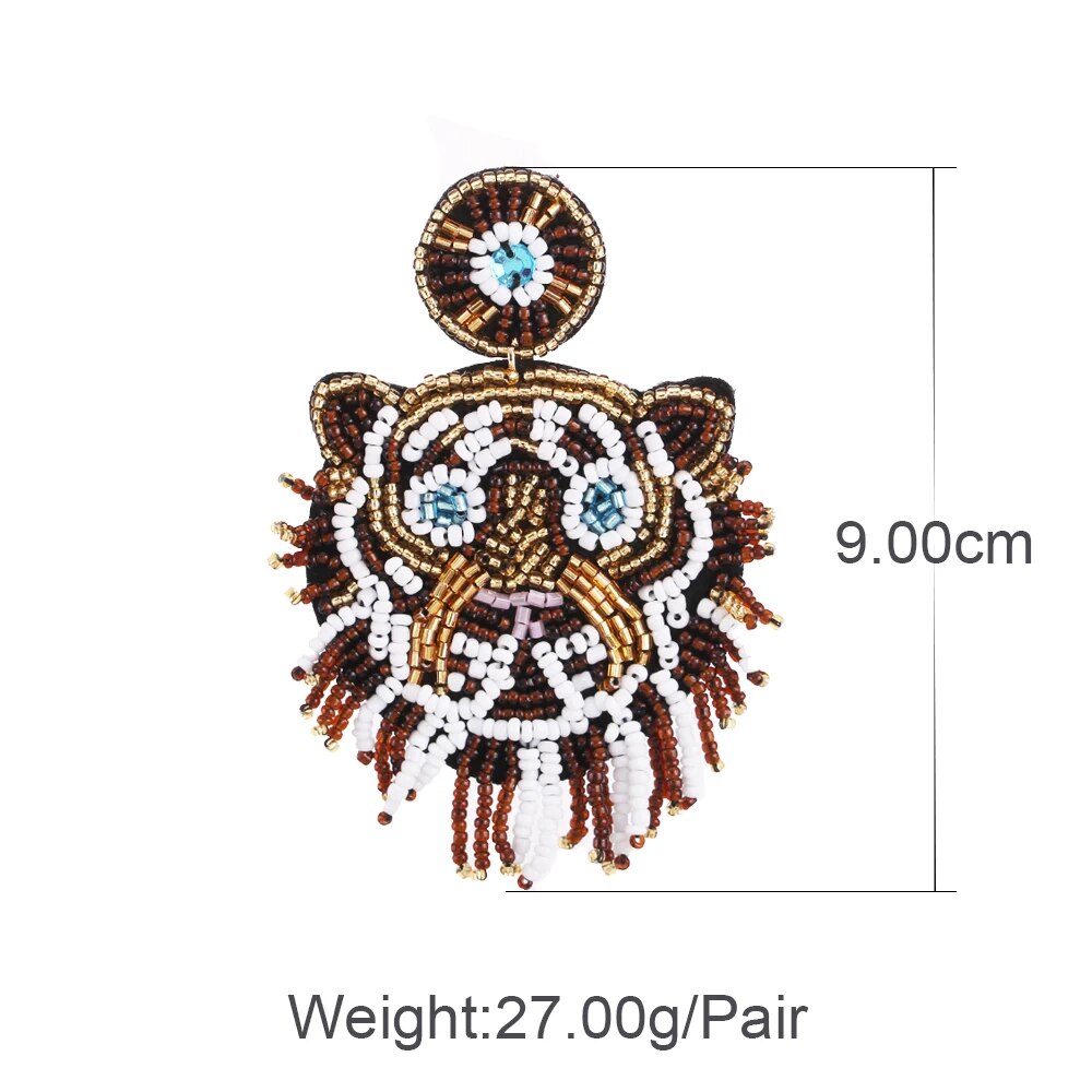 TIGER FLOWER EARRINGS Tiger-Universe