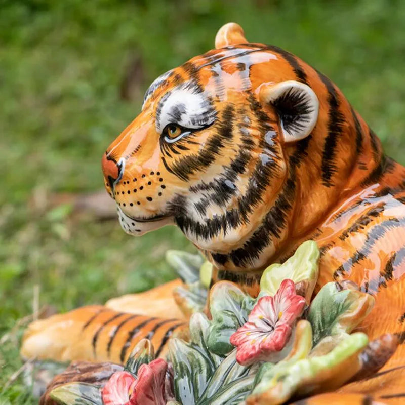 Ceramic Tiger Statue Tiger-Universe