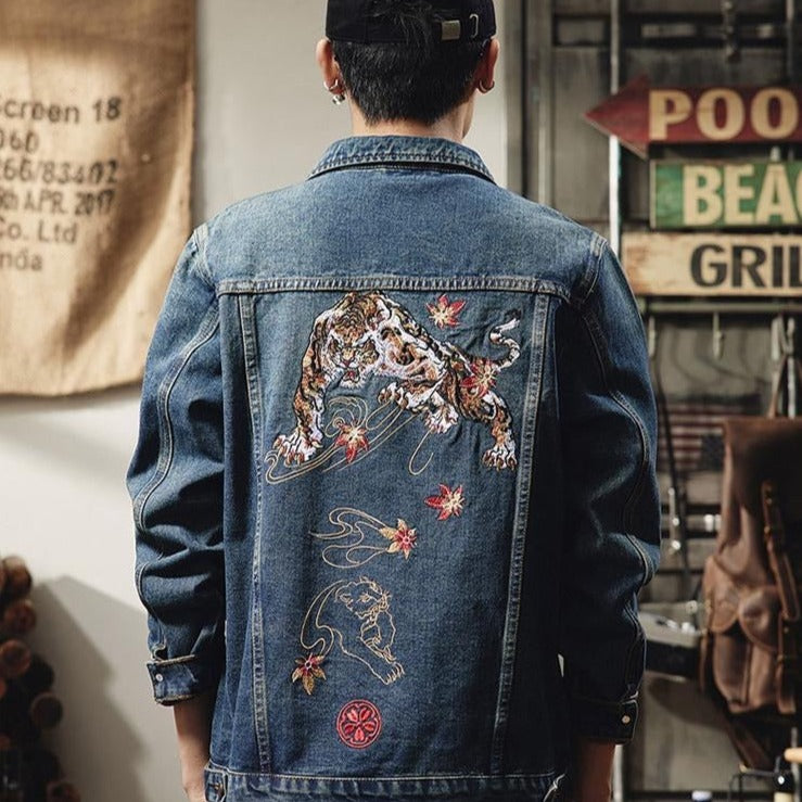 Tiger Jean Jacket