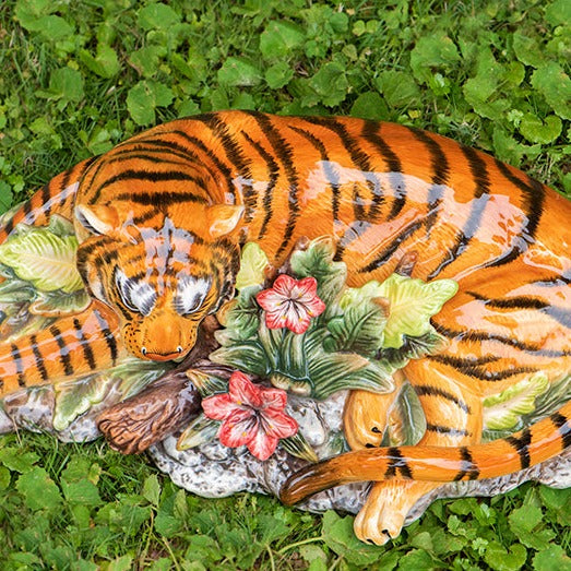 Ceramic Tiger Statue