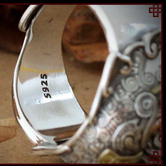 Silver S925 Pi Xiu Tiger Ring Tiger-Universe