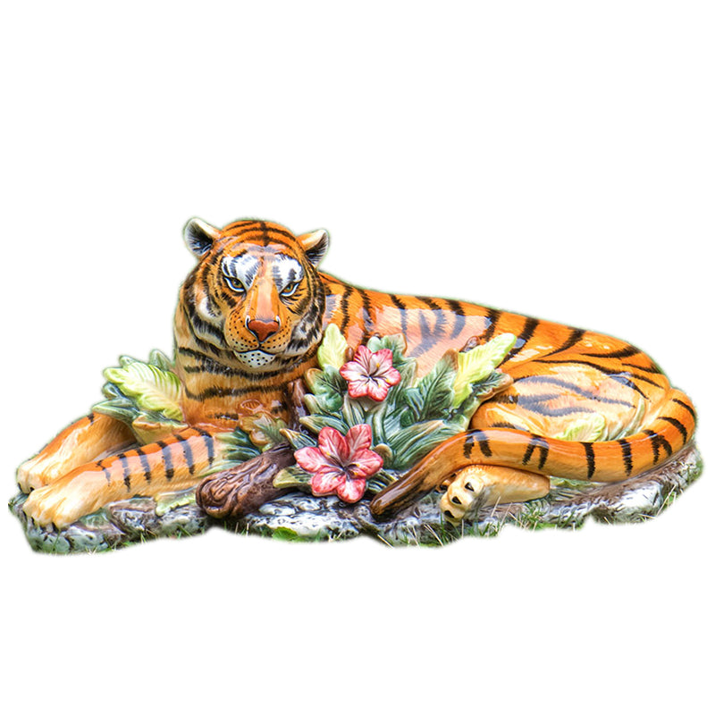 Ceramic Tiger Statue