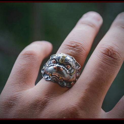 Silver S925 Pi Xiu Tiger Ring Tiger-Universe