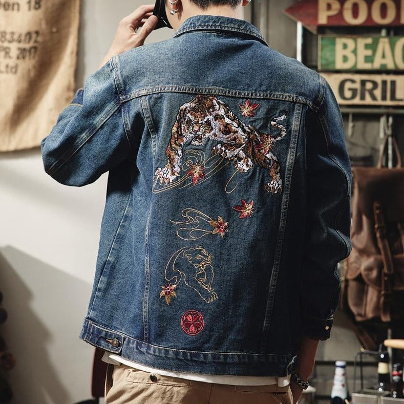 Tiger Jean Jacket