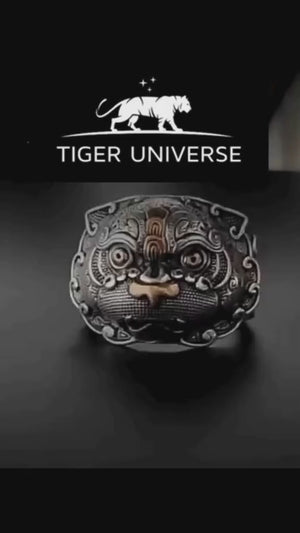 Silver S925 Pi Xiu Tiger Ring