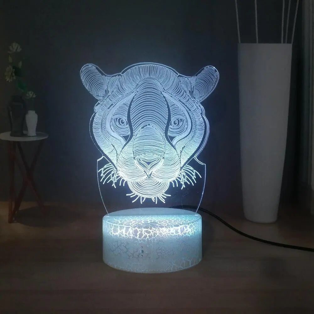 3D HOLOGRAM TIGER LAMP Tiger-Universe
