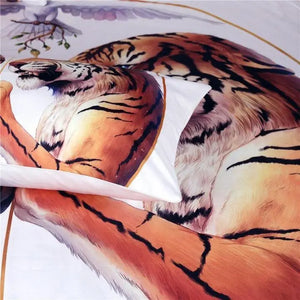 3d White Tiger Bedding Tiger-Universe