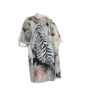 Tiger Print Shirt Men