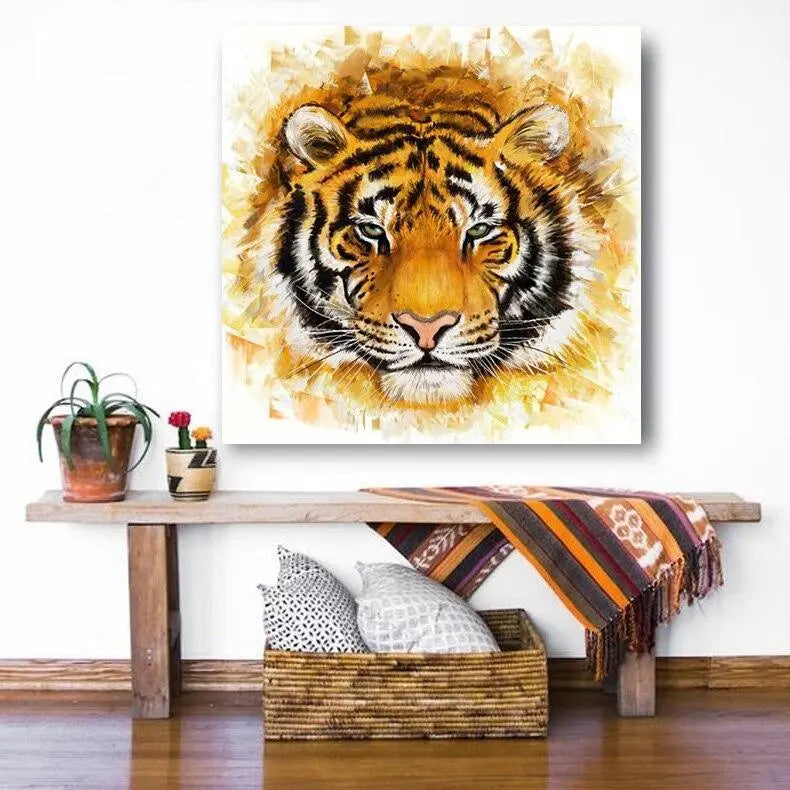 AFRICAN TIGER PAINTING Tiger-Universe