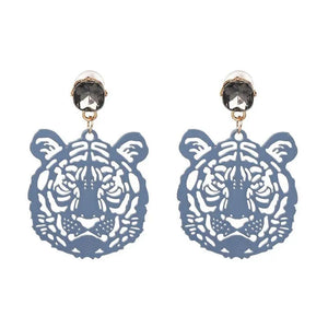 ANTIQUE TIGER EARRINGS