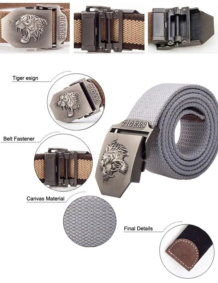 ARMY CAMO TIGER BELT & BUCKLE Tiger-Universe