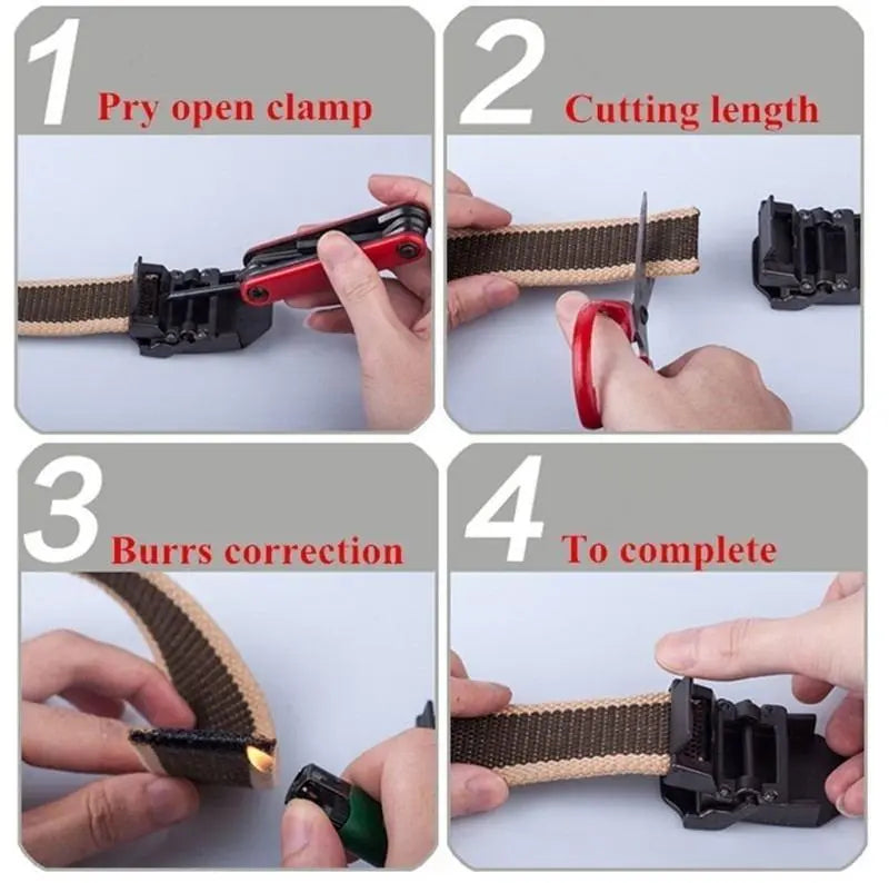 ARMY CAMO TIGER BELT &amp; BUCKLE Tiger-Universe