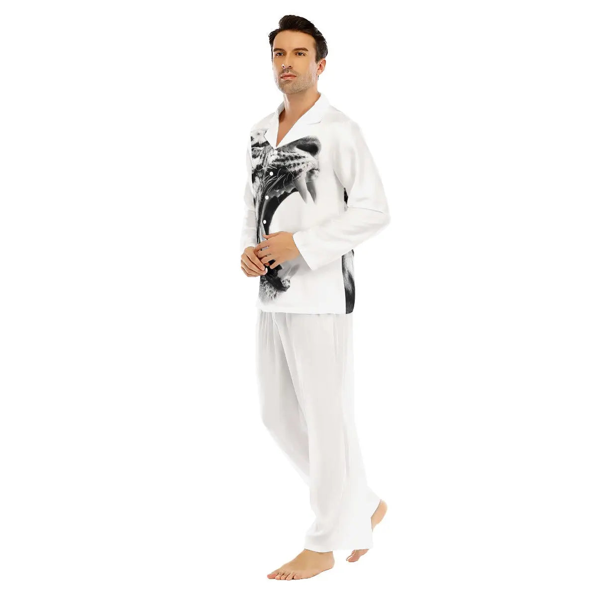 All-Over Print Tiger Pajamas Men Tiger-Universe