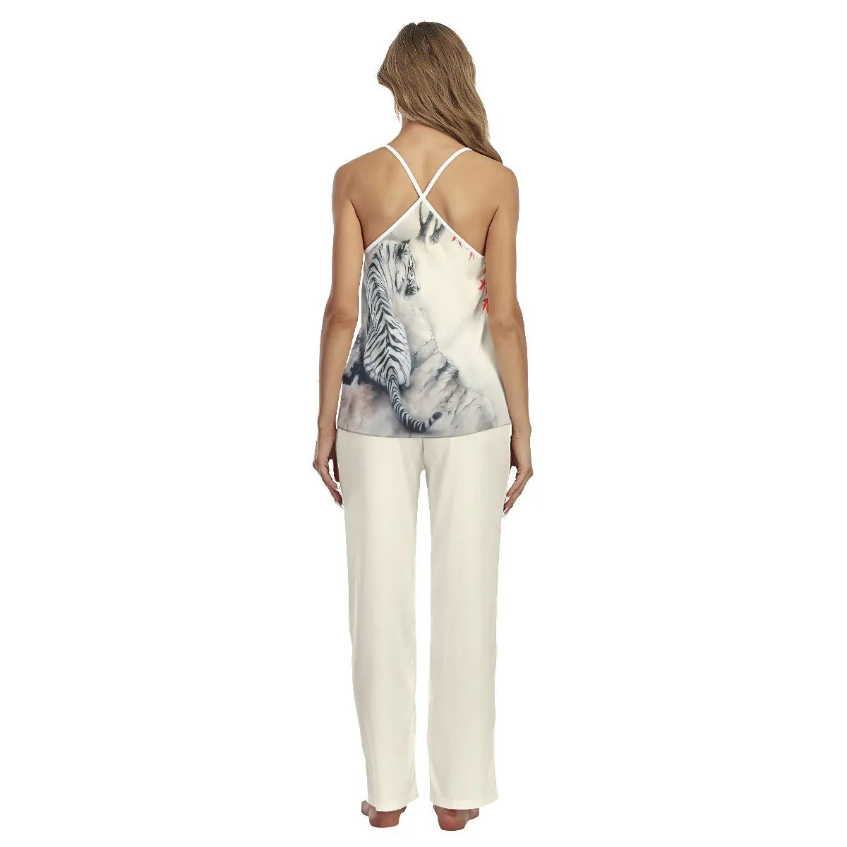 All-Over Print Women&#39;s Cami Pajamas Sets Tiger-Universe