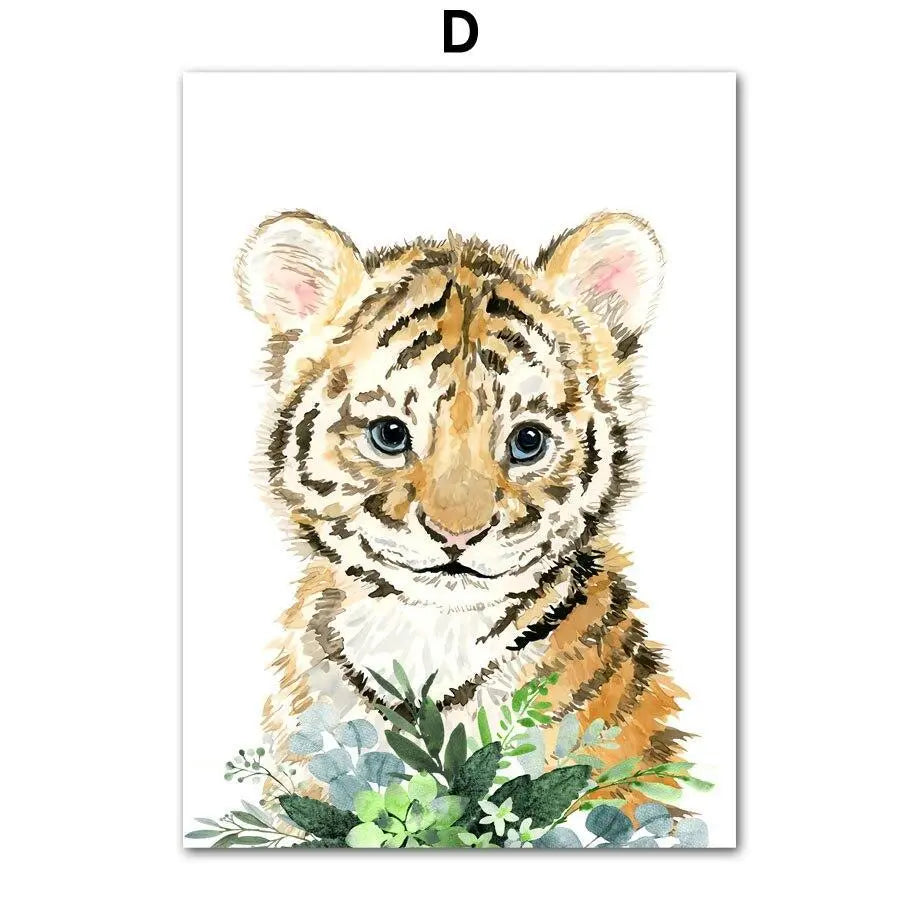 BABY TIGER PAINTING, image size:920x920