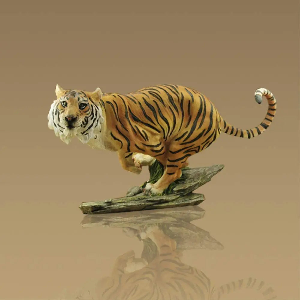 BENGAL LEAPING TIGER STATUE Tiger-Universe