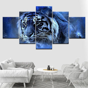 BLUE ICED TIGER WALL ART Tiger-Universe