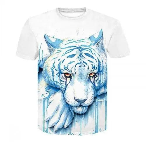 BLUE TIGER T-SHIRT ICE MELT Tiger-Universe
